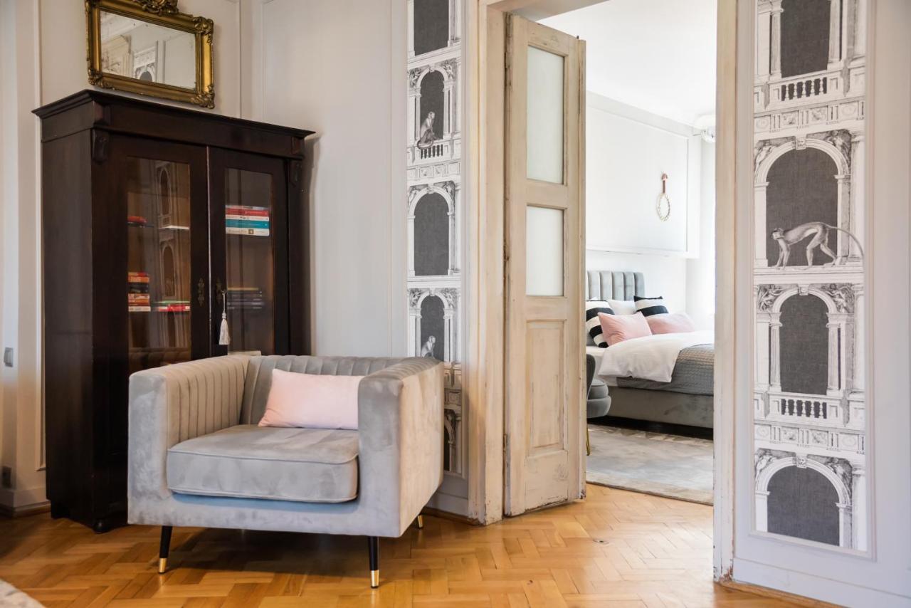 Ferienwohnung Premium Artdeco Boutique Warschau Exterior foto